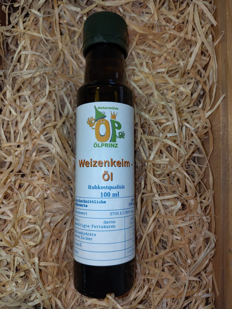 Weizenkeimöl 1000 ml Weizenkeimöl in Rohkostqualität